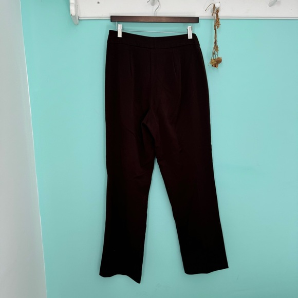 Vintage brown high waisted trousers with buckle detail - Picture 7 of 8